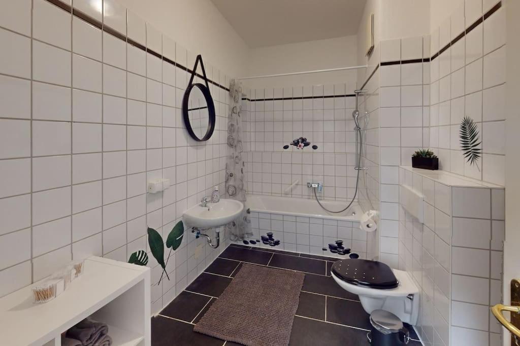 Ferienoase Mitten In Leipzig Bagian luar foto